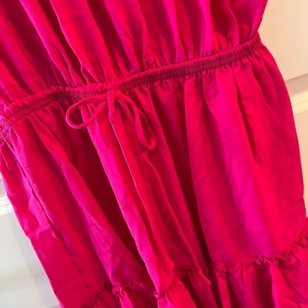Juniper Blu Hot Pink Strapless Dress NWT Size S - Picture 3 of 10